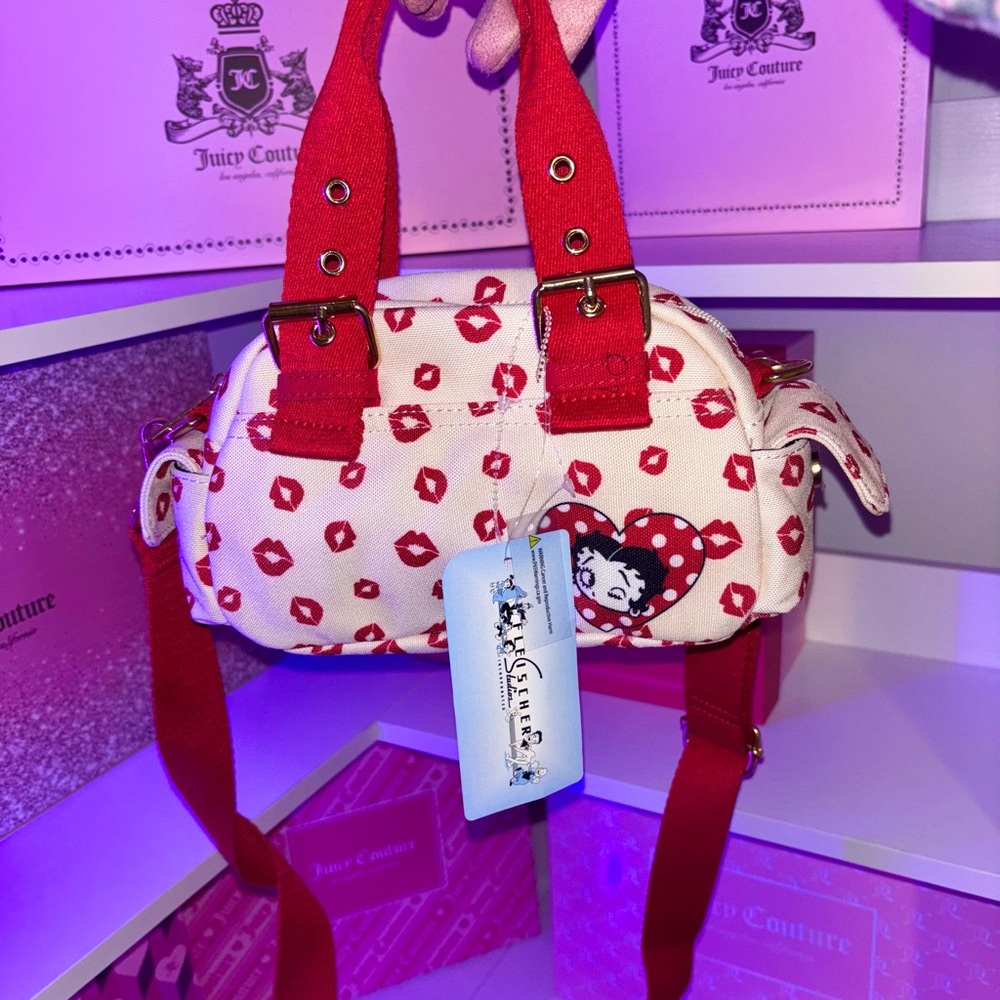 🎀Betty Boop Red and Cream Mini Bag💋